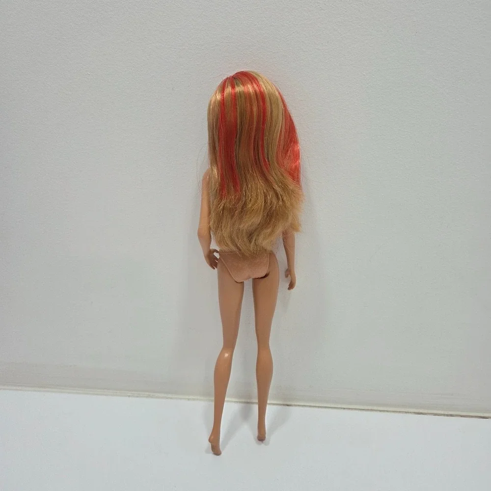 2014 Mattel Barbie Rock N Royals Doll & Guitar CKB63 Nude Red Hair